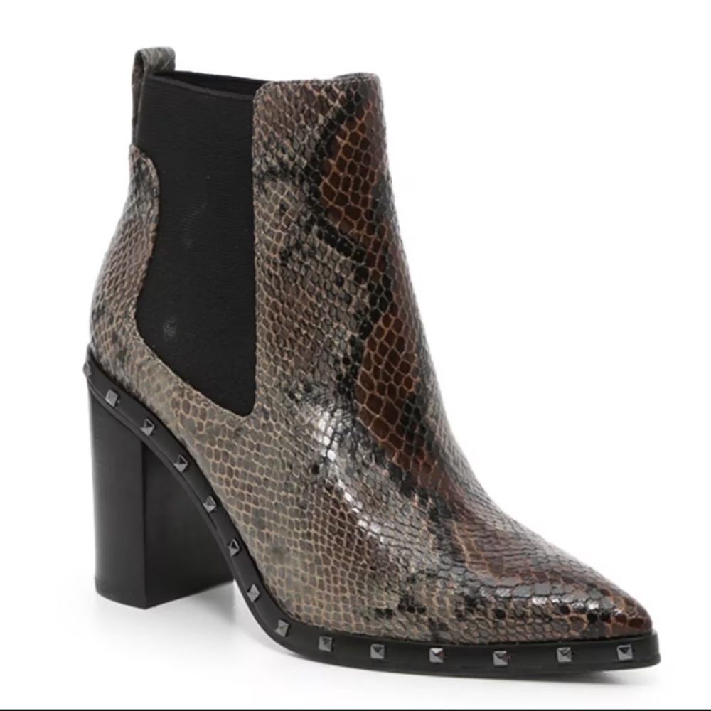 Charles David “Dodger” Chelsea Snake Print Boot